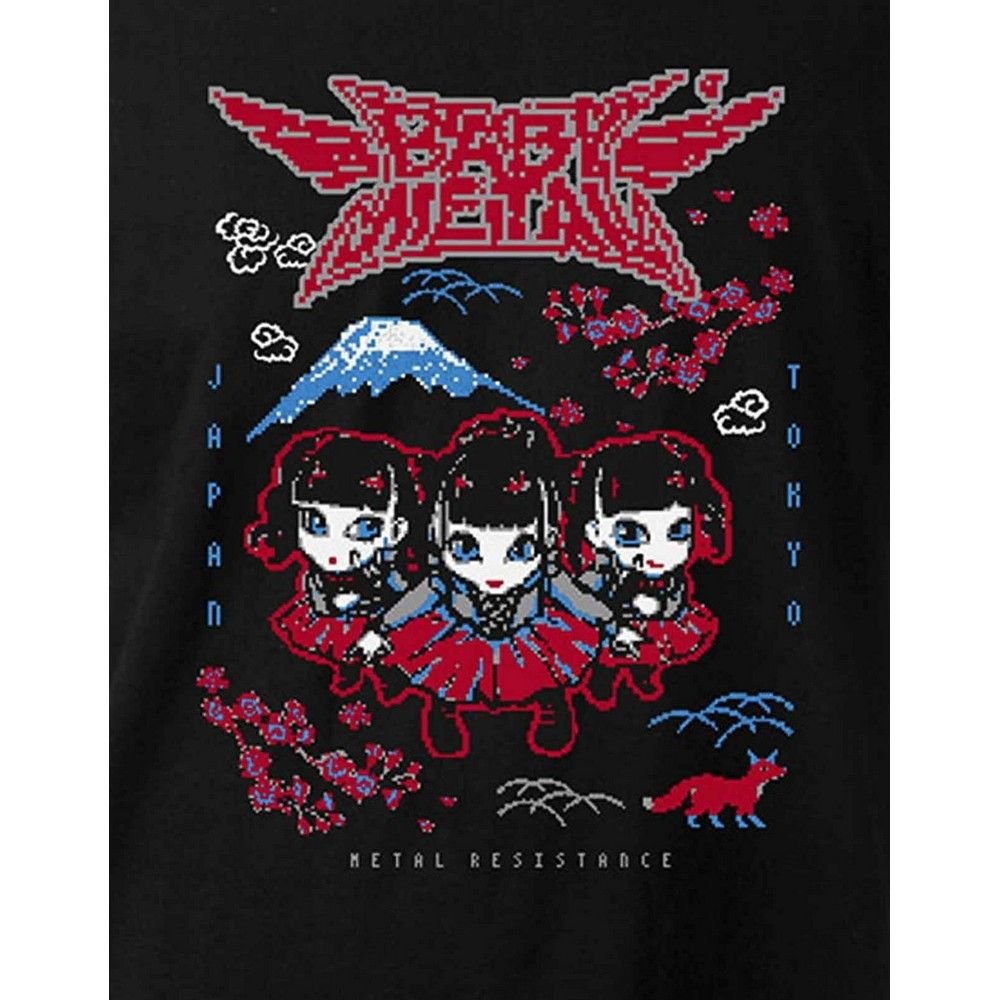 Babymetal Babymetal Men's Pixel Tokyo T-Shirt in Black - 3