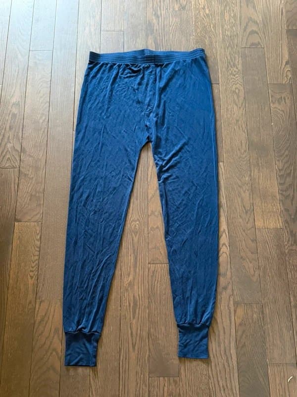 L.L. Bean Navy blue LL Bean silk thermal pants