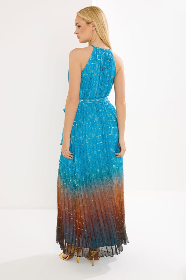 Star By Julien Macdonald Star by Julien Macdonald Women's Snake Skin Metallic Pleated Dress - 3