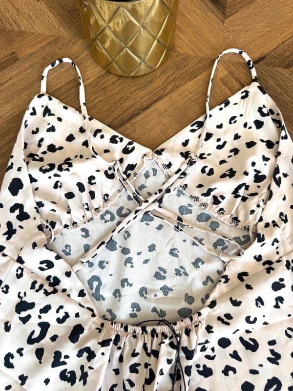 Primark Primark Cream Leopard Print Cami Top - Size 10