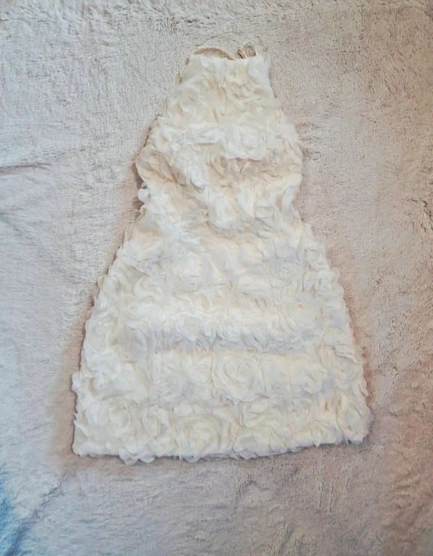 Oh Polly Floral ivory dress