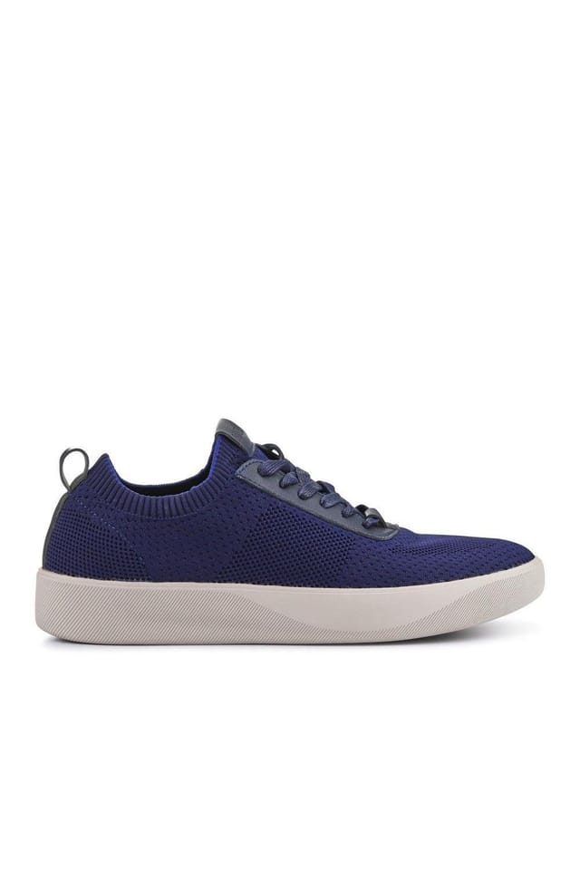 Pavers Pavers Men's Breathable Chunky-Soled Lace-Ups in Navy - 2
