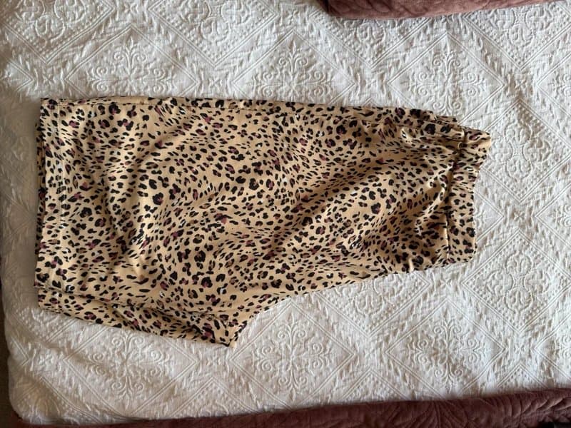 Never Fully Dressed Leopard print cycling shorts