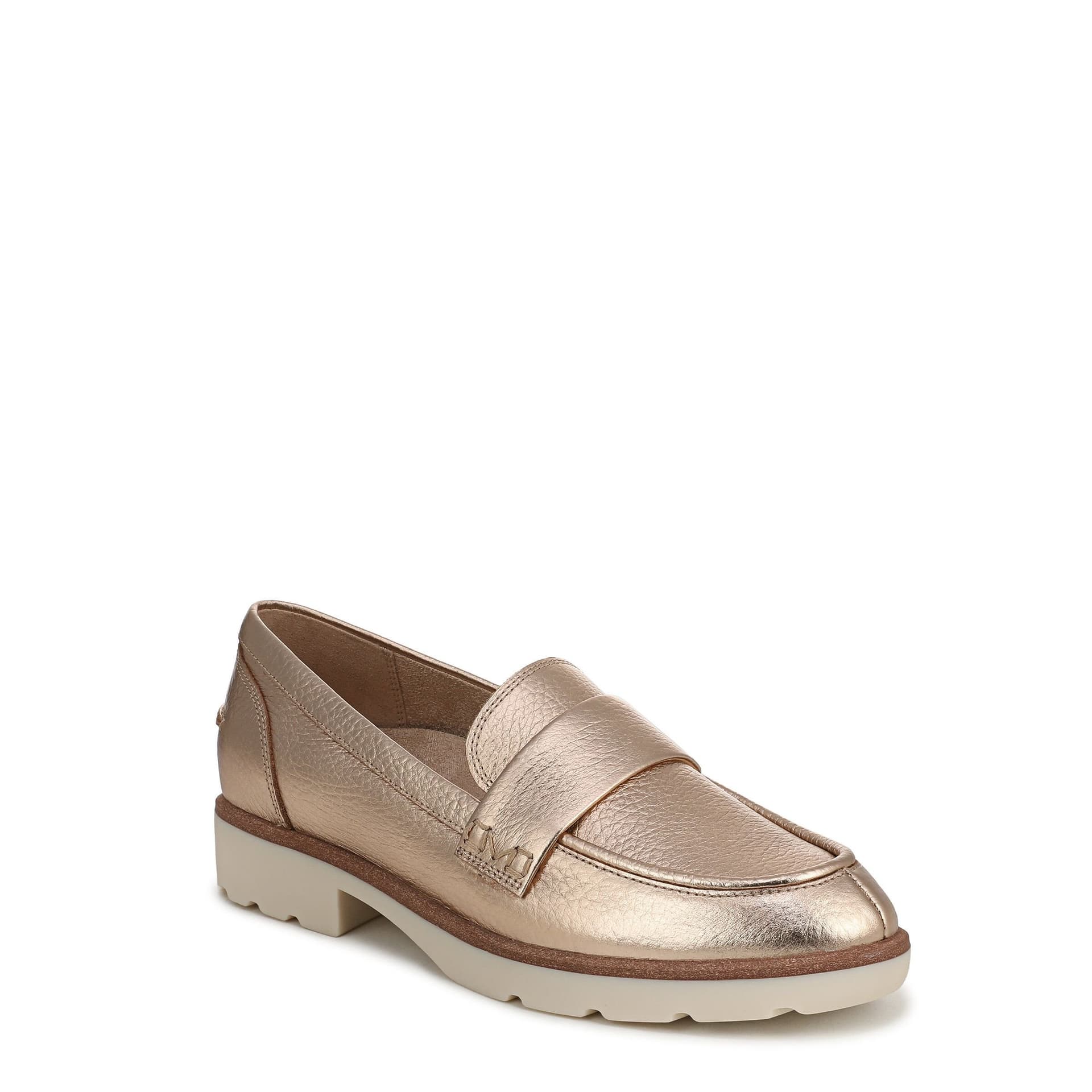 Vionic Vionic Women's Cleo Loafer in Bronze Metallic Leather