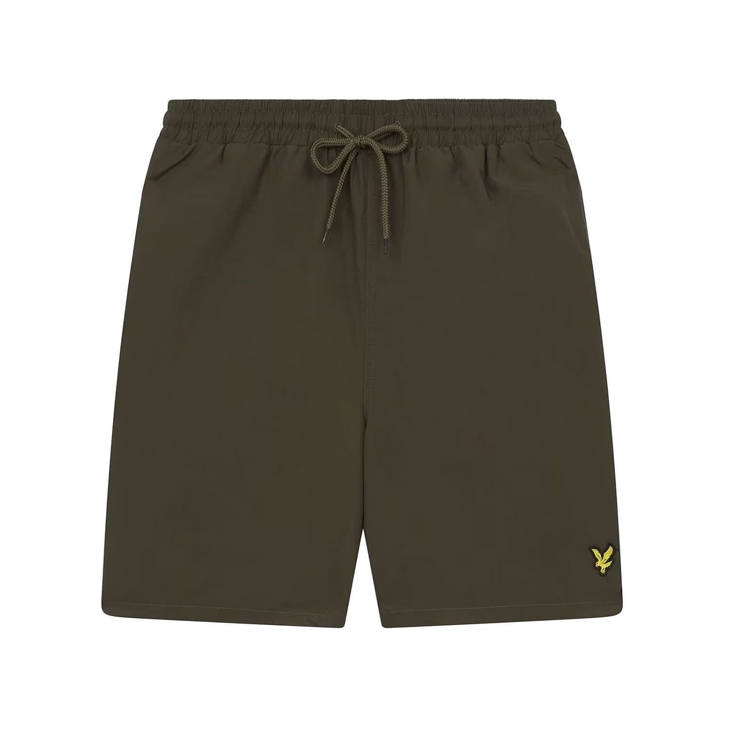 Lyle & Scott Lyle & Scott Men's Plain Swim Shorts in Olive