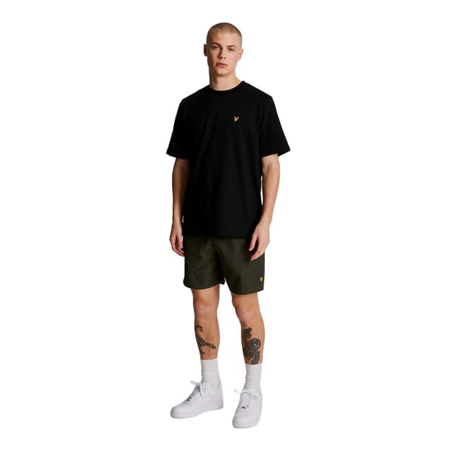 Lyle & Scott Lyle & Scott Men's Plain Swim Shorts in Olive - 3
