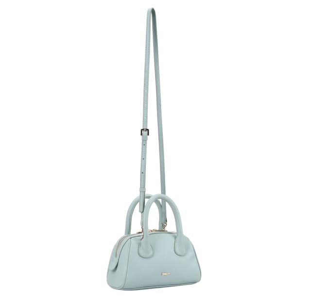 Paul Costelloe Paul Costelloe Women's Astria Leather Crossbody Bag in Duck Egg Blue - 3