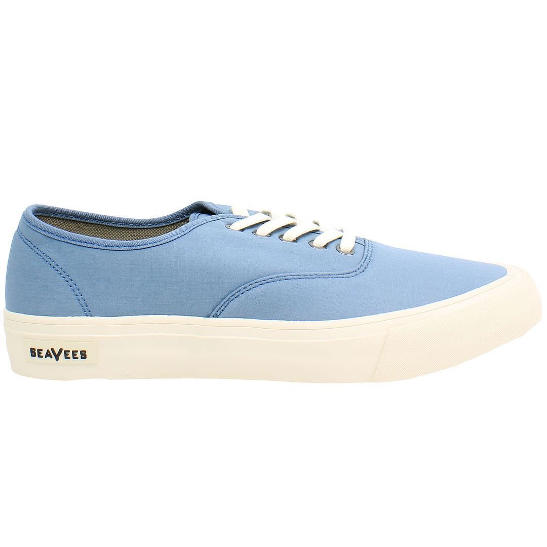 Seavees Seavees Men's Legend Standard Lace-Up Blue Canvas Shoes - 1