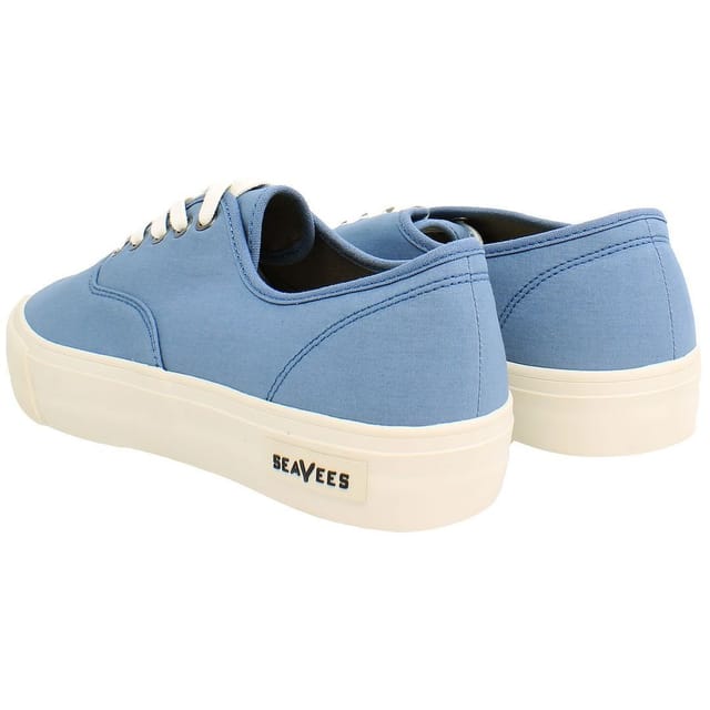 Seavees Seavees Men's Legend Standard Lace-Up Blue Canvas Shoes - 3