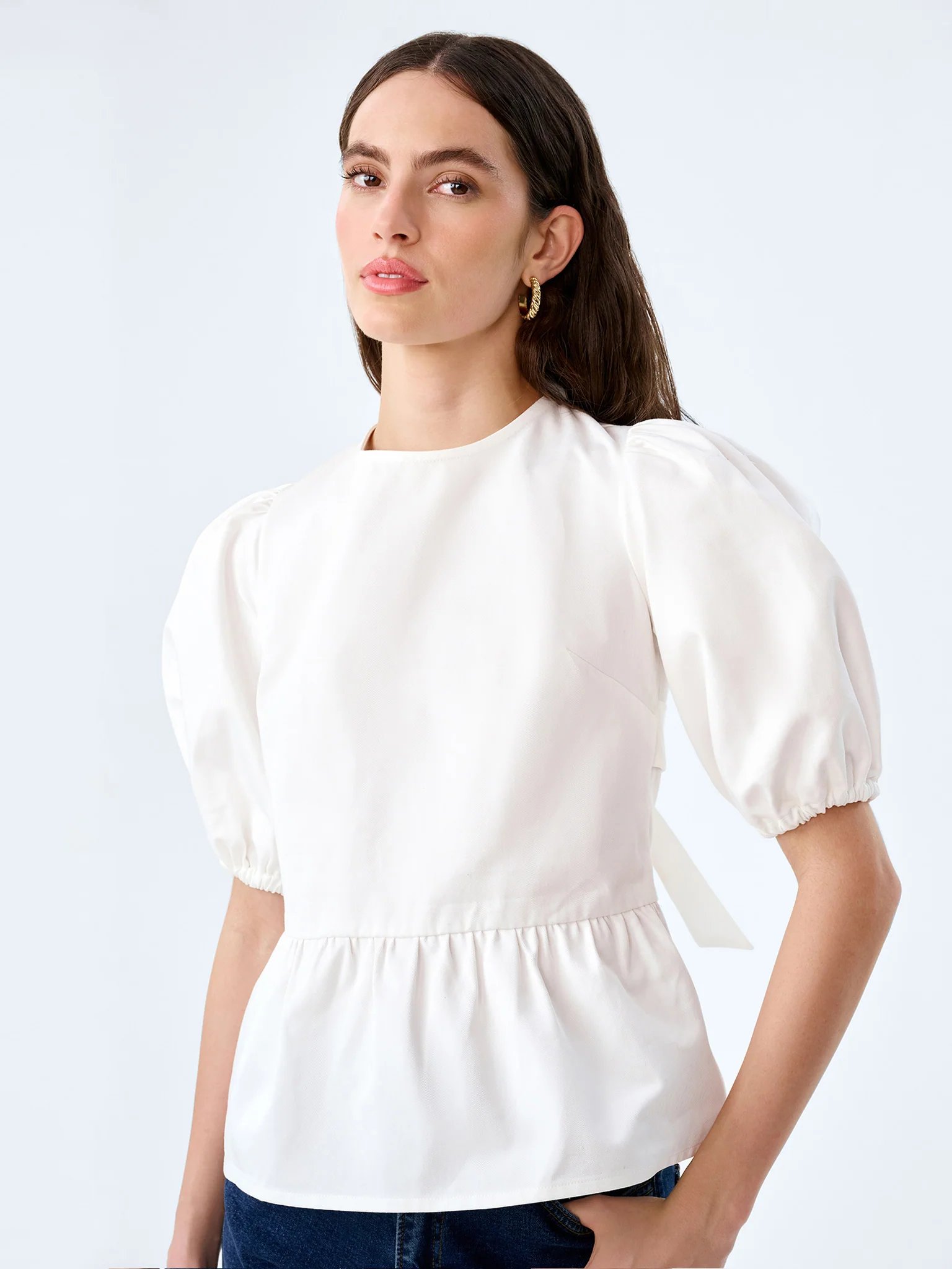 OMNES Tiana Top in White - 3