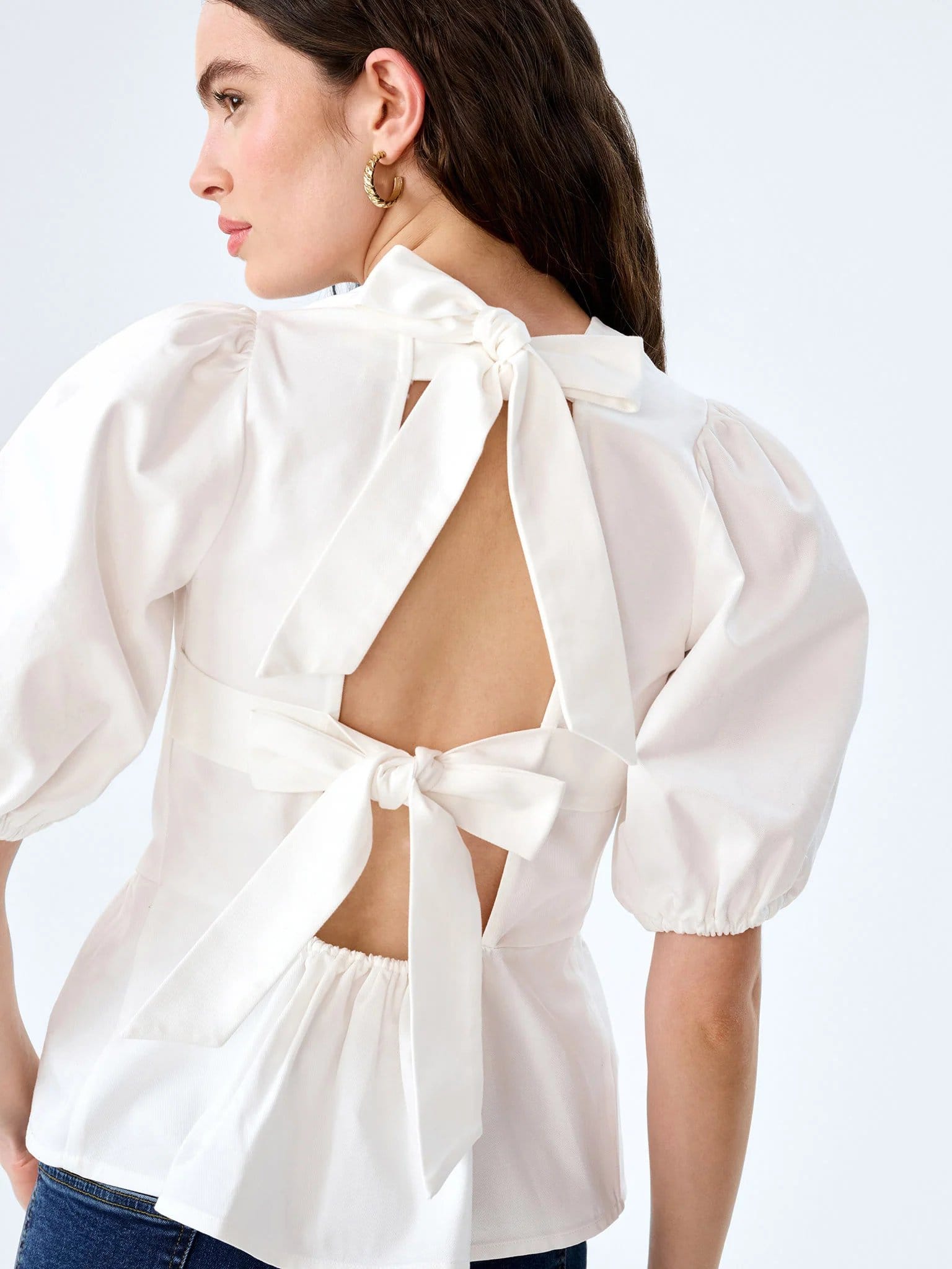 OMNES Tiana Top in White - 4