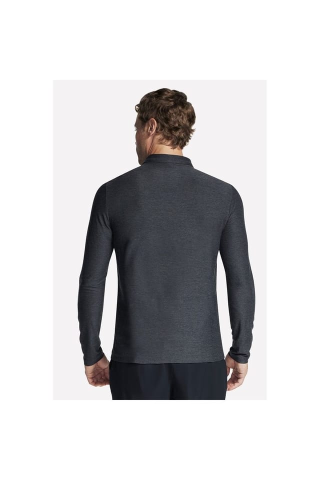 Skechers Skechers Men's GO DRI All Day 1/4 Zip Pullover in Black - 2