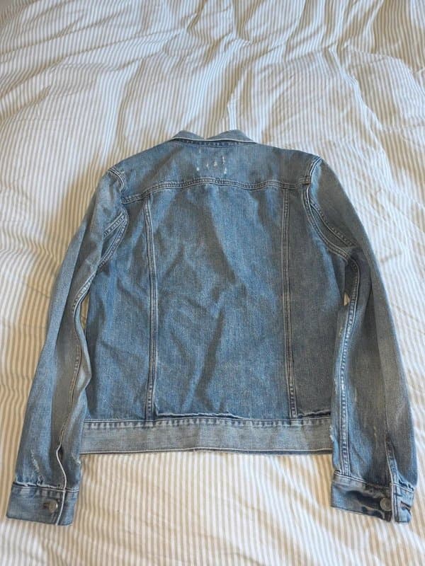 AllSaints Allsaints distressed denim jacket