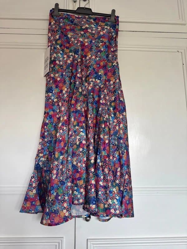 Never Fully Dressed Never fully dressed biased cut silk skirt