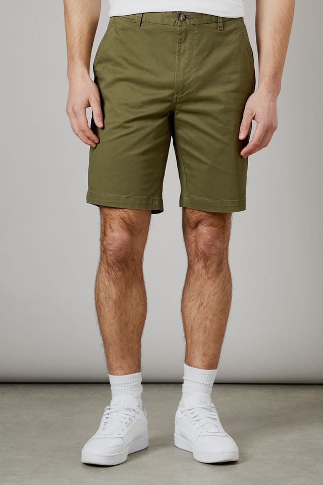 Burton Burton Men's Khaki Classic Chino Short - 2