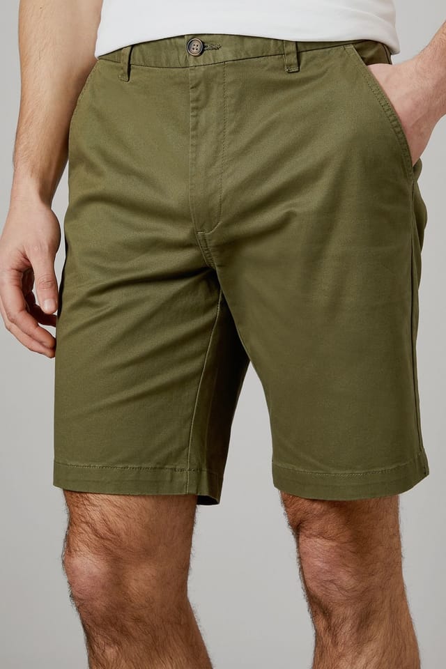 Burton Burton Men's Khaki Classic Chino Short - 3