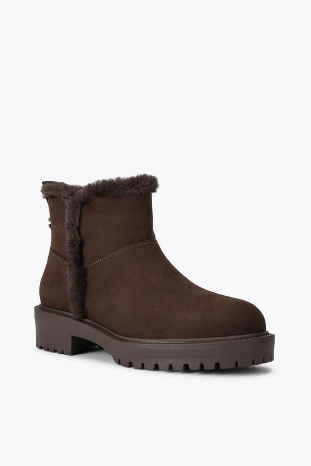 Carvela Carvela Women's 'Cosy Ankle' Fabric Boots in Brown - 2