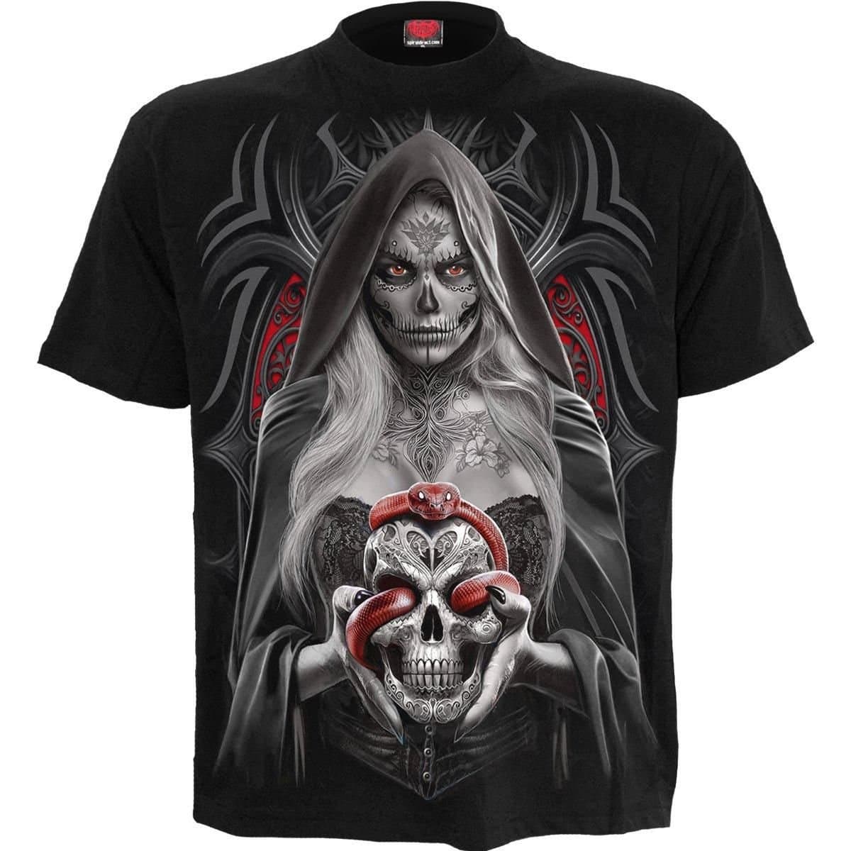 Spiral Spiral Men's HIGH PRIESTESS - T-Shirt Black