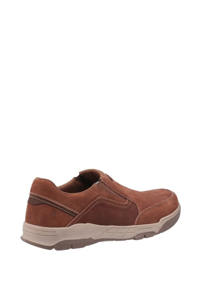 Hush Puppies Hush Puppies Men's 'Fletcher' Smooth Leather Slip On Shoes in Tan - 2