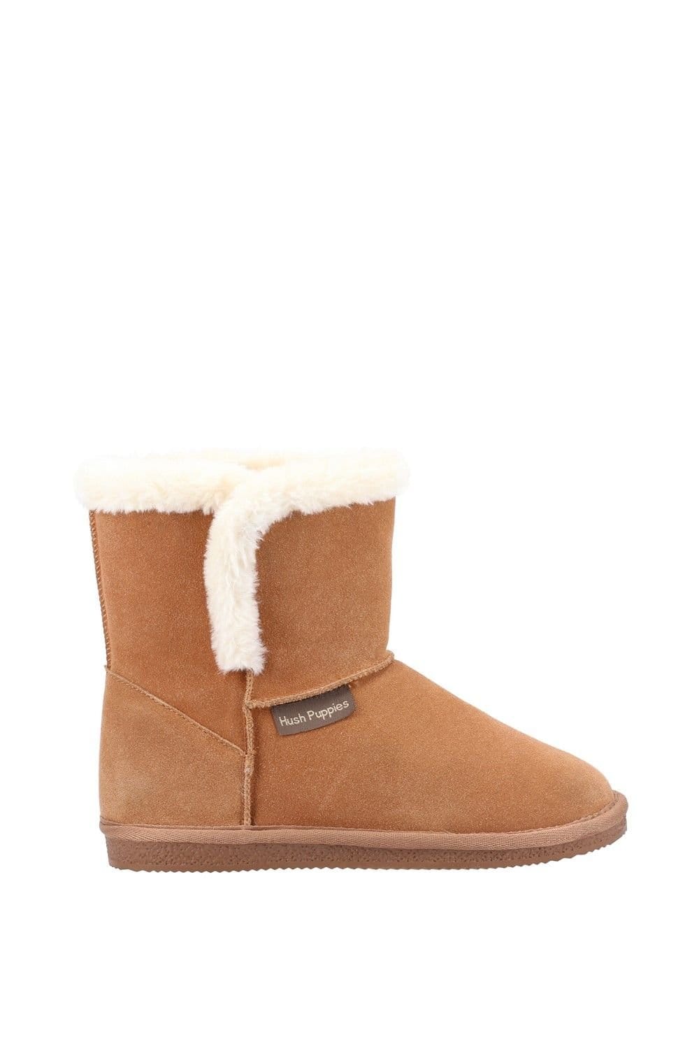 Hush Puppies Hush Puppies Women's 'Ashleigh' Classic Slippers in Tan - 4