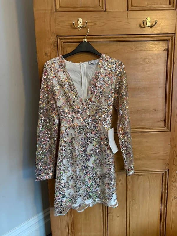 Never Fully Dressed Stunning embellished sequinned party dress