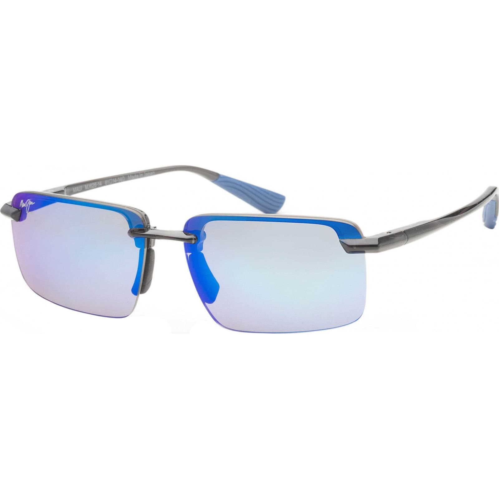 Maui Jim Maui Jim Men's MJ0626S-003 Laulima Square/Rectangle Sunglasses in Grey