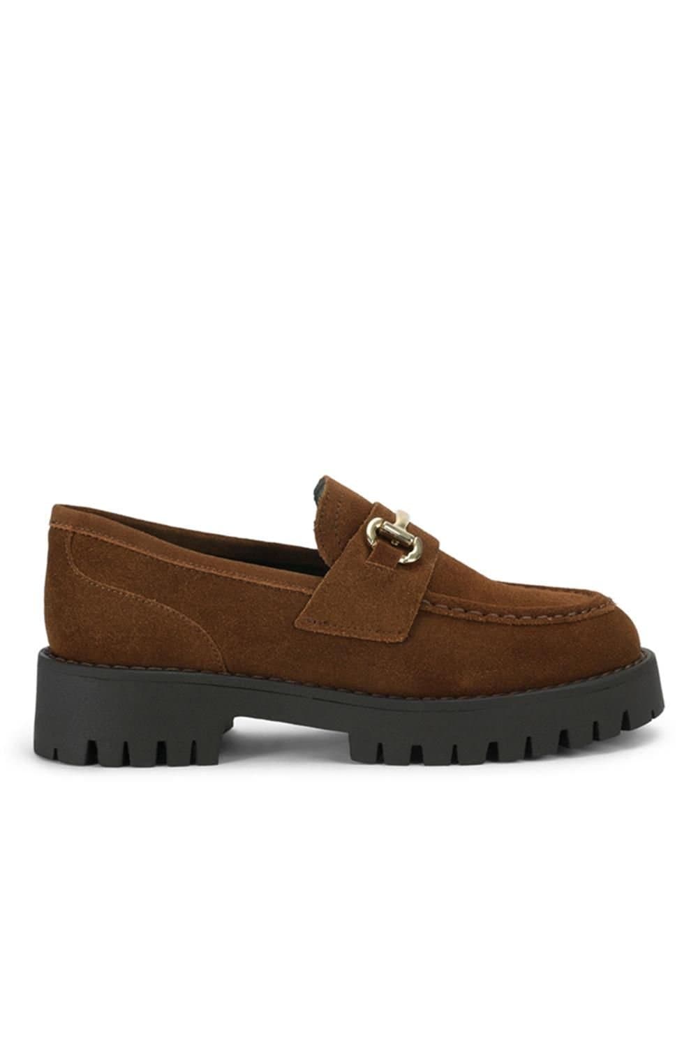 Steve Madden STEVE MADDEN Women's 'Lando Brown' Suede Flats in Brown