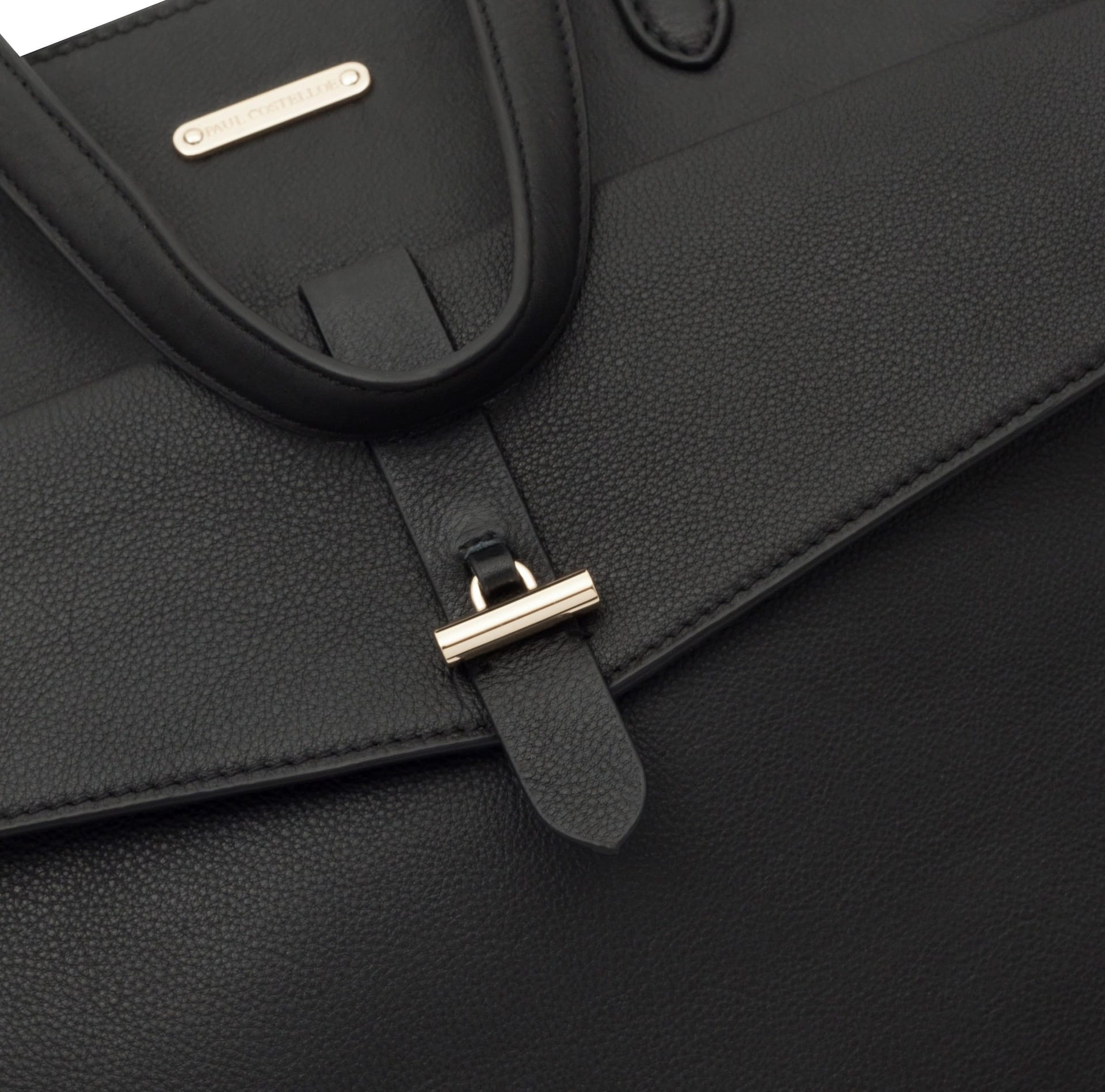 Paul Costelloe Paul Costelloe Women's Catania Leather Shoulder Bag in Black - 4