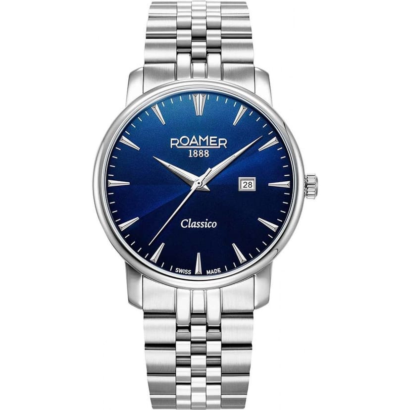 Roamer Roamer Men's 971856-41-45-50 Classico 40mm Quartz Watch in Silver - 1