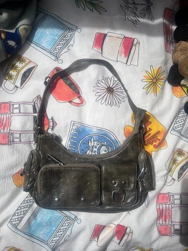 Bershka Bershka leather shoulder bag