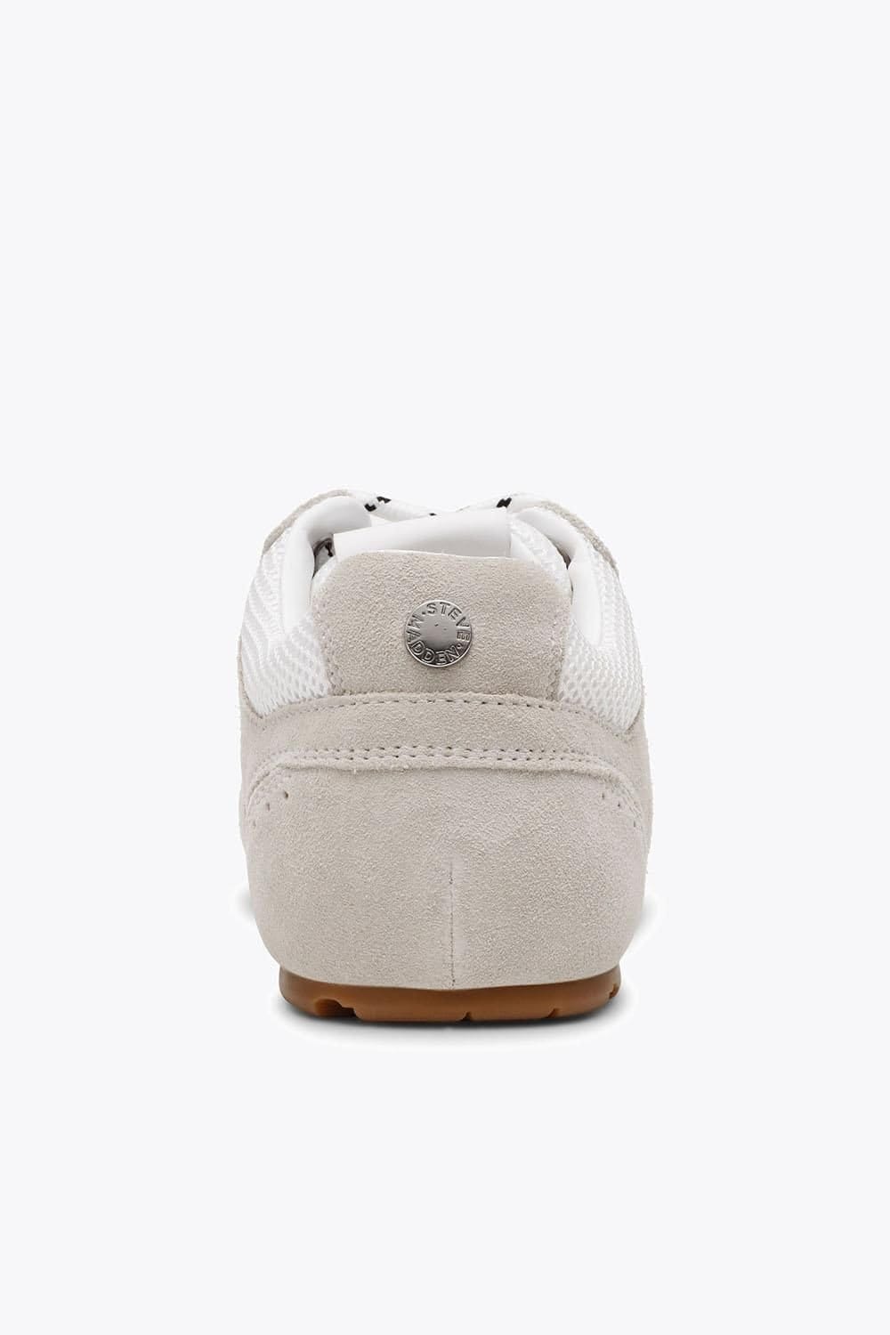 Steve Madden STEVE MADDEN Women's 'Aziel 105' Suede Trainers in White - 4
