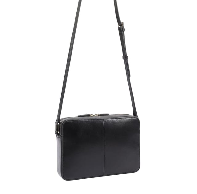 Paul Costelloe Paul Costelloe Women's Kouti Leather Cross Body Bag in Black - 2