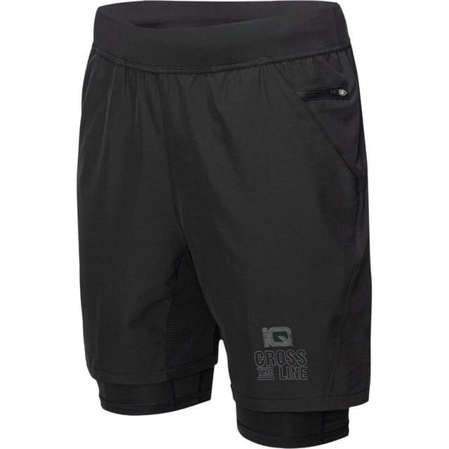 IQ IQ Men's Welby Logo Shorts in Black - 3