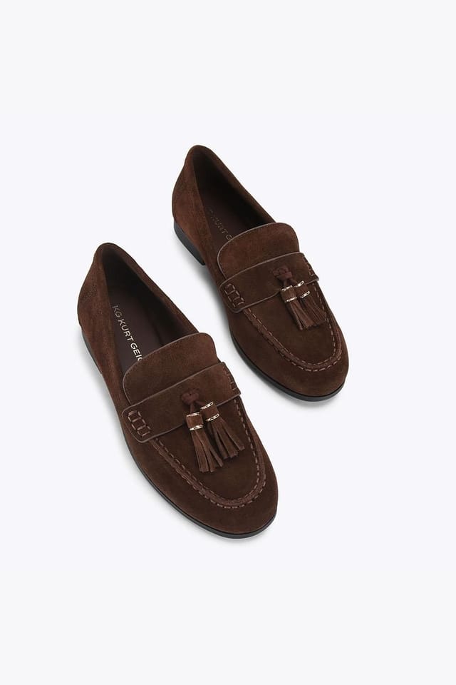 KG Kurt Geiger KG Kurt Geiger Women's 'Mardy' Suede Flats in Brown - 2