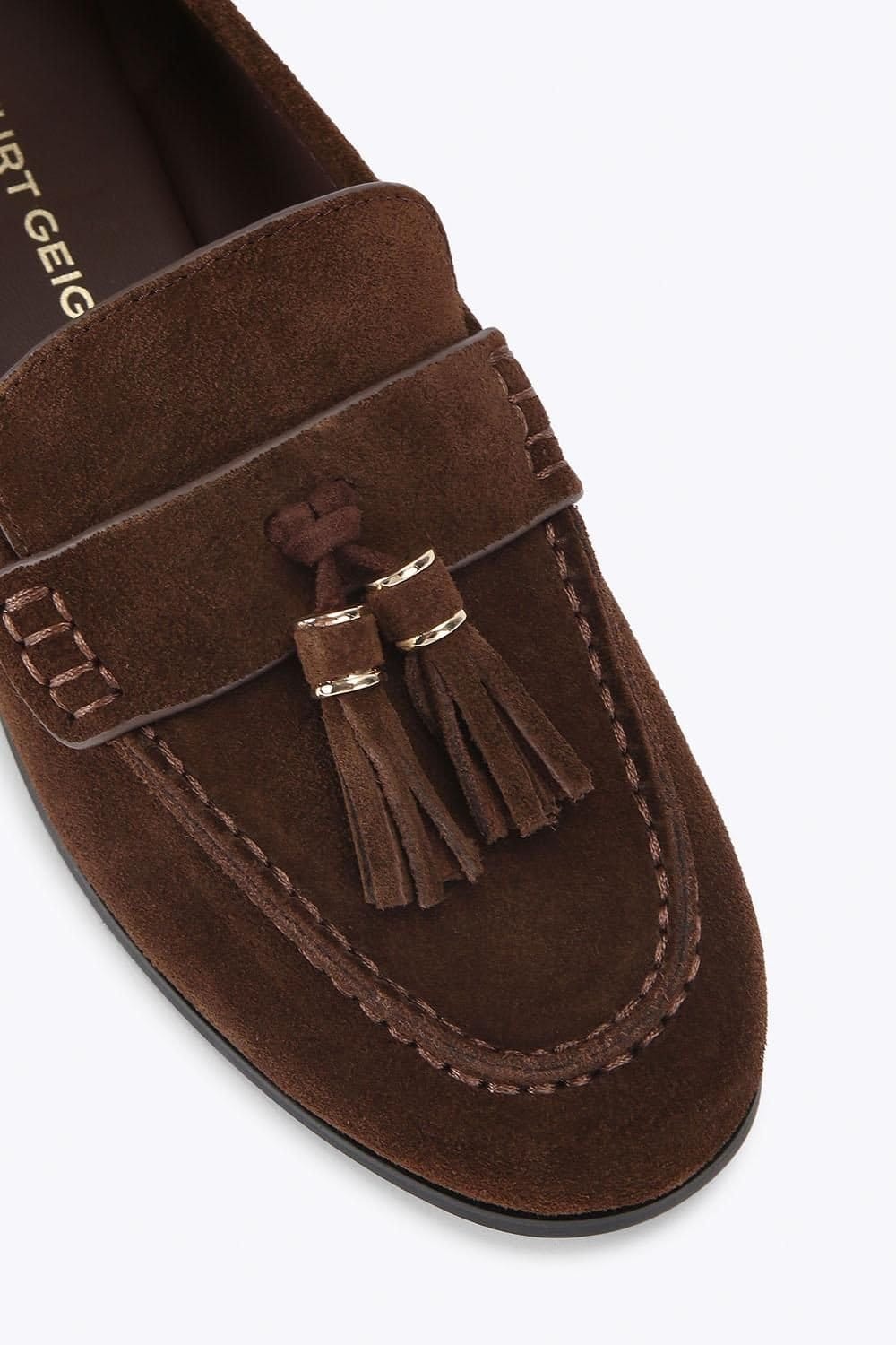 KG Kurt Geiger KG Kurt Geiger Women's 'Mardy' Suede Flats in Brown - 4