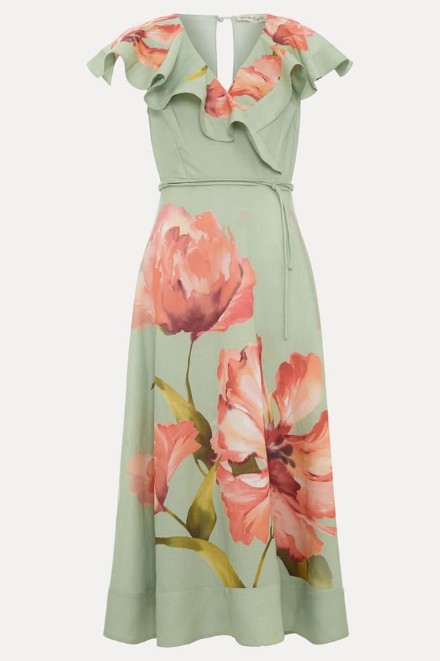 Phase Eight Phase Eight Women's Petite Matilda Midi Dress in Mint - 2