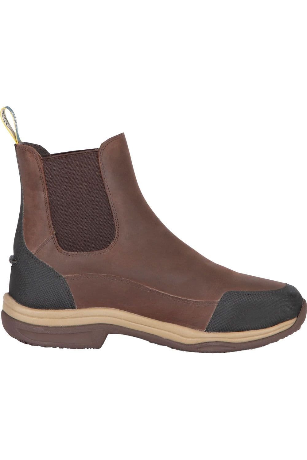 Moretta Moretta Women's Genoa Xgrip Leather Chelsea Boots in Brown - 4