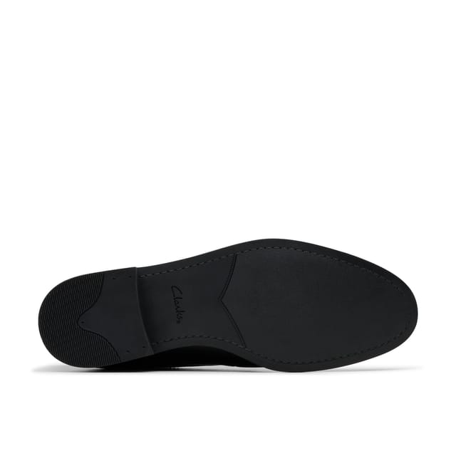 Clarks Clarks Men's Brandon Lace Black Leather Derby Shoes - 3