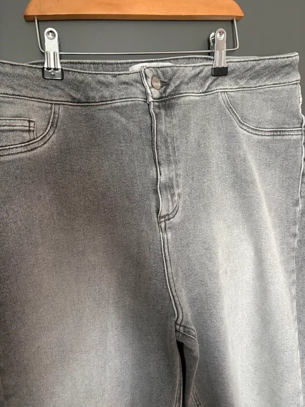 Topshop Black/grey top shop jeans tall