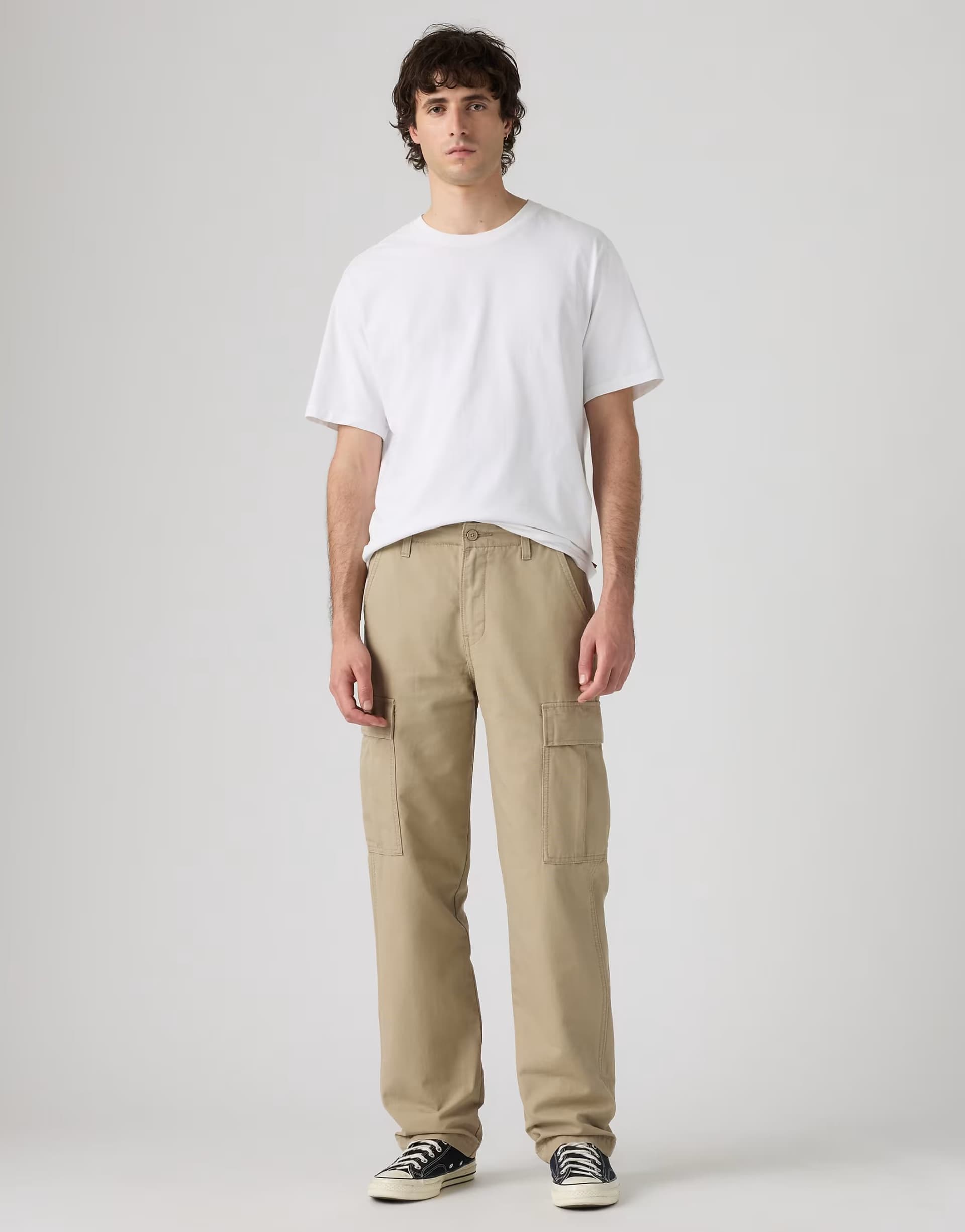 ASOS Levi's Xx cargo straight lightweight pants in neutral