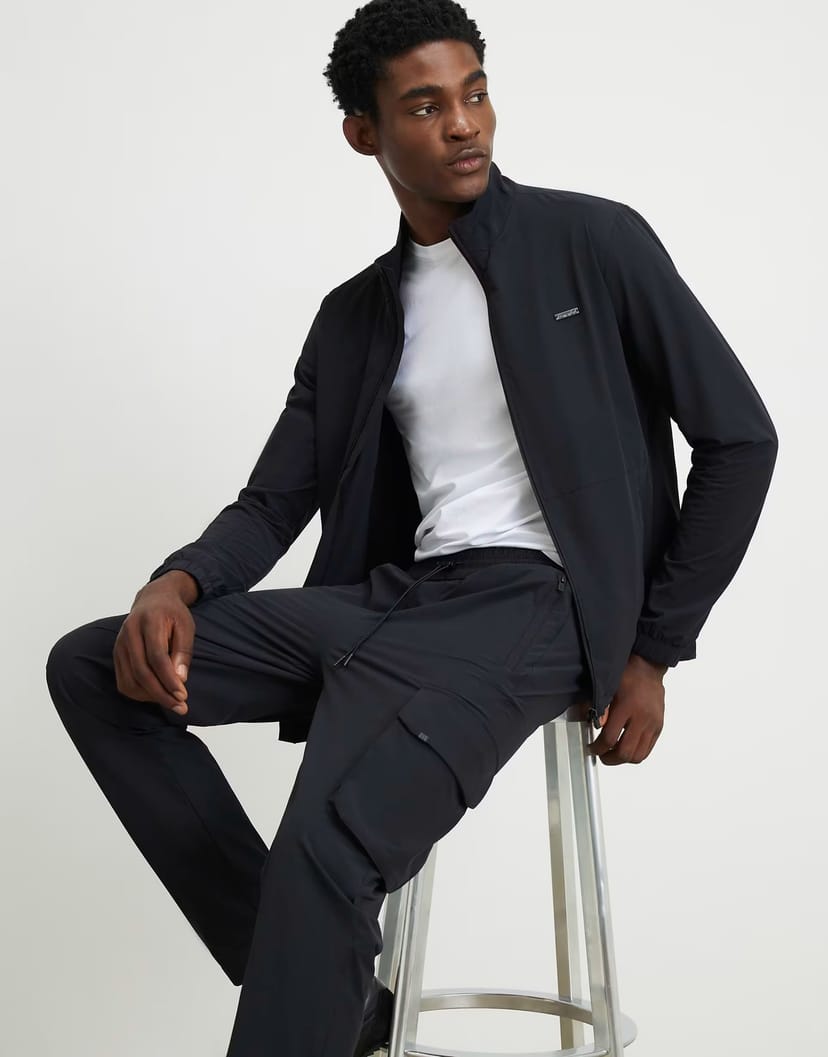 ASOS River Island Skinny fit cargo trousers in black - 1