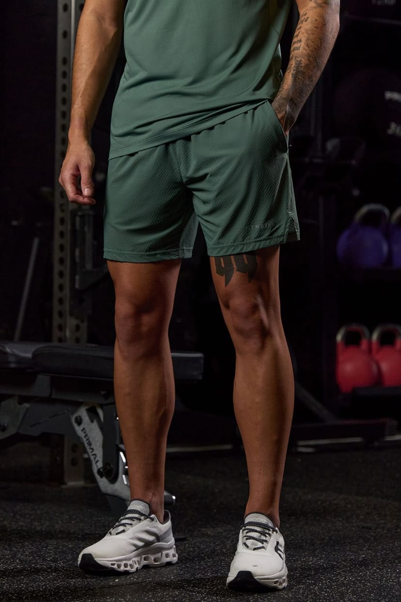 Gym King GYM KING Men's Energise Short Willow Green - 1