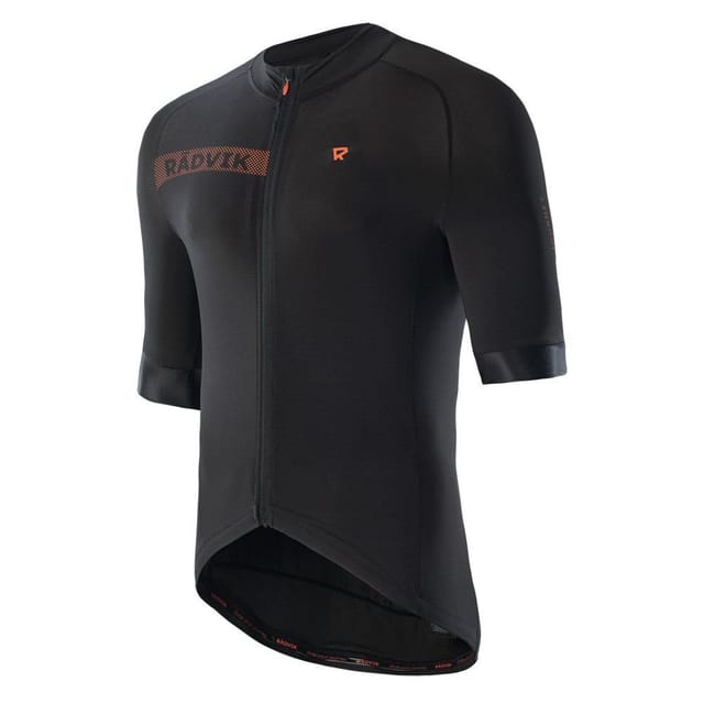 Radvik Radvik Men's Bravo Logo Cycling Jersey in Tangerine - 3