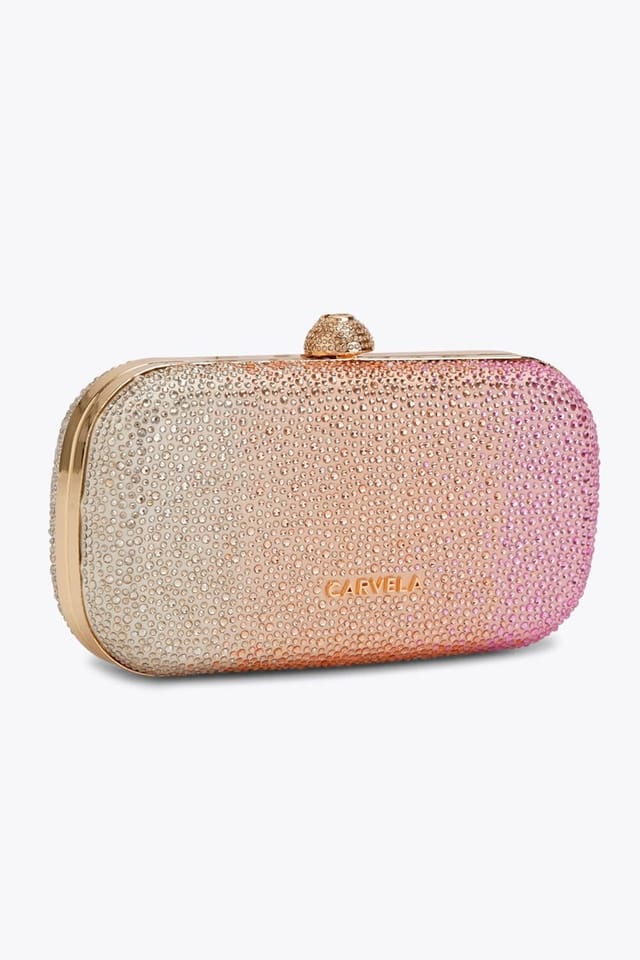 Carvela Carvela Women's 'Cecilia Hard Clutch' Bag in Pink - 3