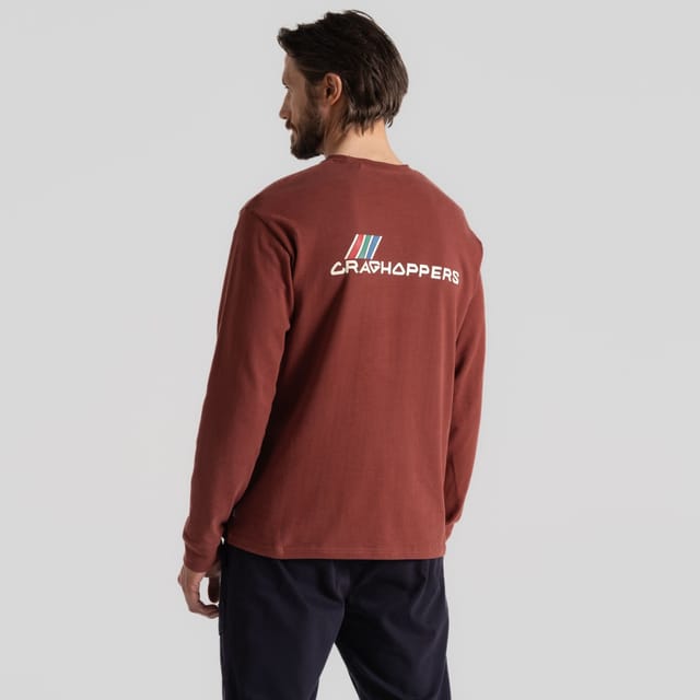 Craghoppers Craghoppers Men's Dillisk II Long Sleeve Top in Red - 2