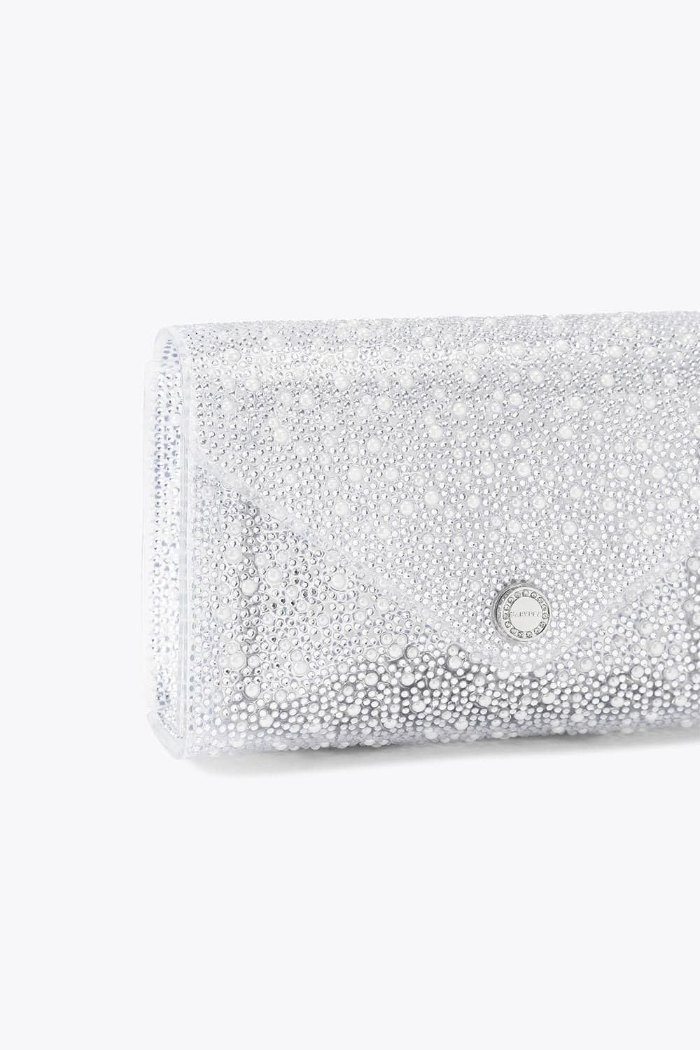 Carvela Carvela Women's 'Positano Vinyl Clutch' Bag in White - 4
