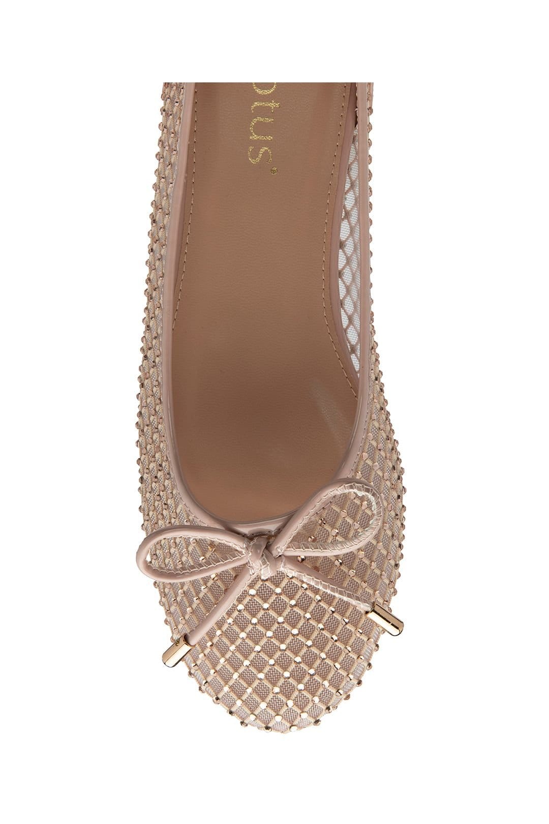 Lotus Lotus Women's 'Americas' Flat Ballerina Shoes in Nude - 4