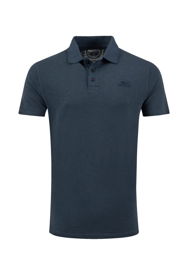 Weird Fish Weird Fish Men's Indy Polo Shirt in Navy - 2