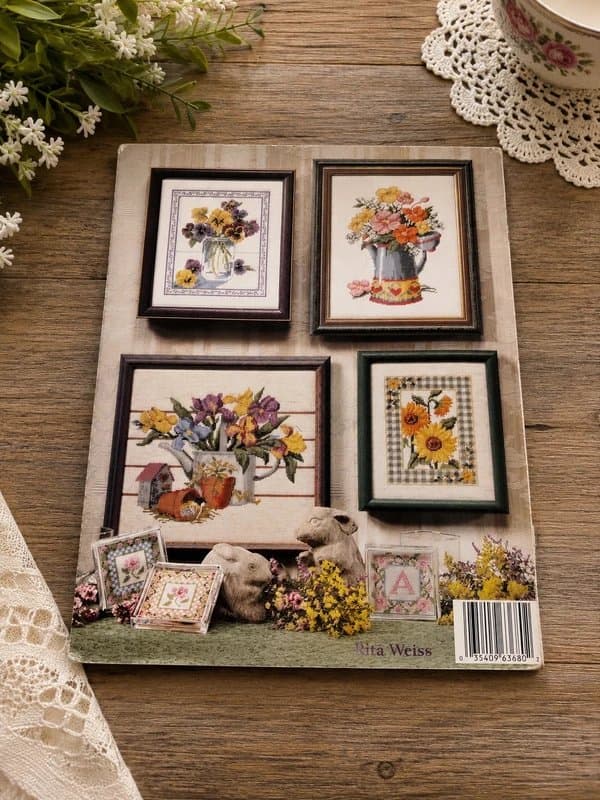 American School of Needlecraft Country Bouquets By Terrece Beesley Cross Stitch Pattern