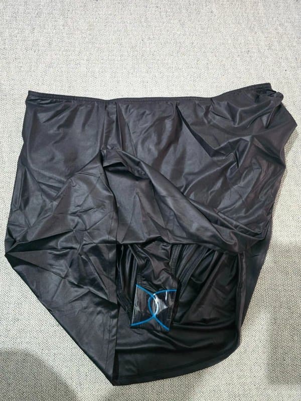ASOS ASOS Luxe Black Satin Wrap Skirt UK 18